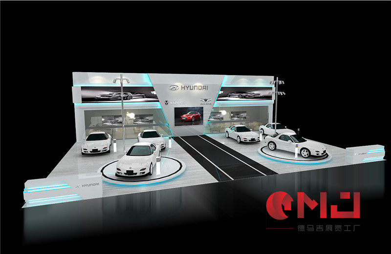 北京現代汽車草莓视频IOS下载展示施工效果|車展